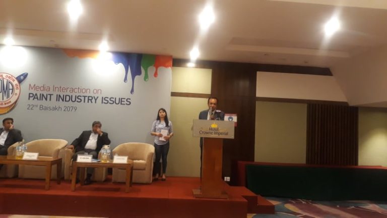 आयातित कच्चा पदार्थमा अधिकतम भन्सार शुल्क समस्याबारे पेन्ट उद्योगको ध्यानाकर्षण