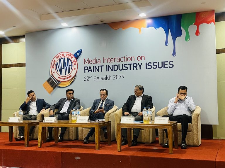 पेन्टको कच्चा पदार्थ आयातमा भन्सार शुल्क घटाउन उद्योगीको माग
